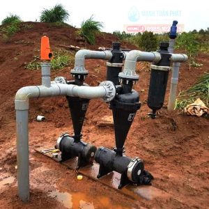 LẮP ĐẶT LỌC TÁCH CÁT CHUNG VỚI LỌC TINH